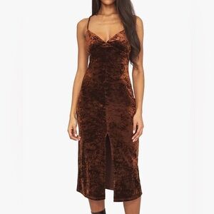 Velvet Midi Dress